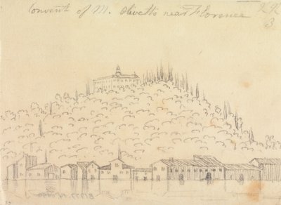 Convent of Monte Olivetto near Florence by John Robert Cozens
